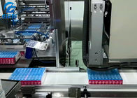 el etiquetado automático de la caja de 220V 0.65KW trabaja a máquina la impresión en tiempo real del código de barras